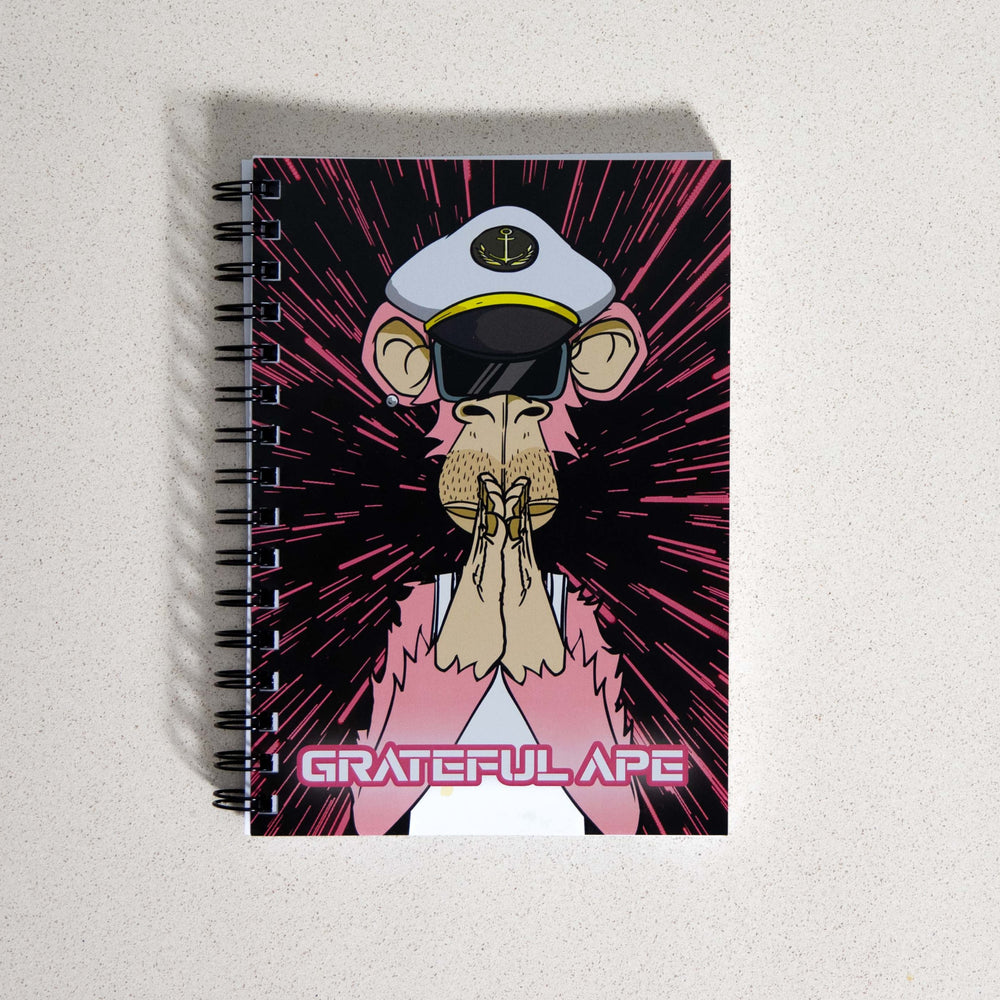 Grateful Ape Notebook - 199 Blank Pages